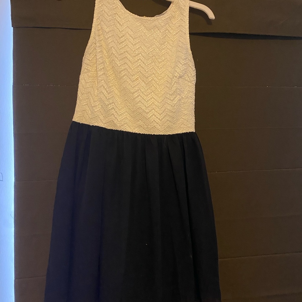 White and Black dress